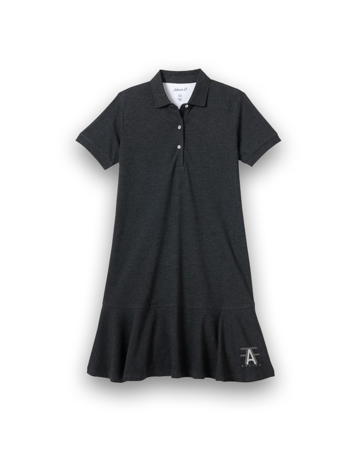 FAF RACING JANIE PIQUE DRESS BLACK