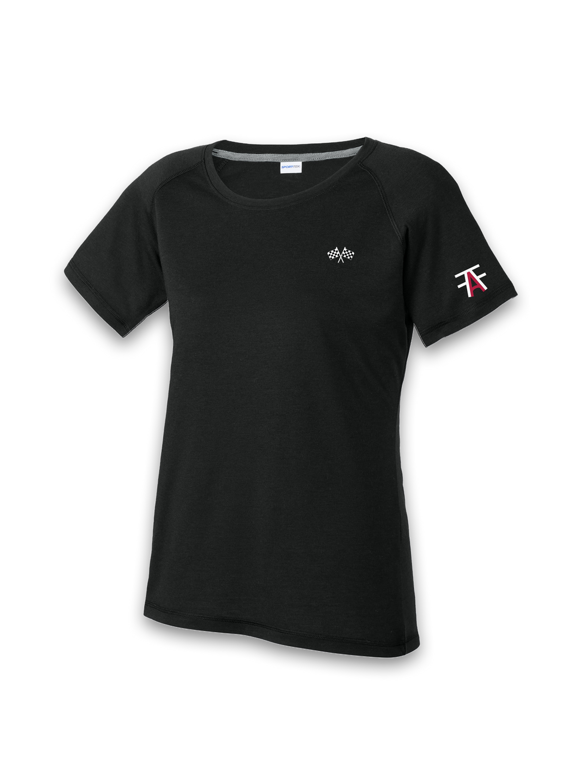 FAF RACING WOMEN'S SPORT-TEK POSICHARGE TRI-BLEND WICKING RAGLAN TEE