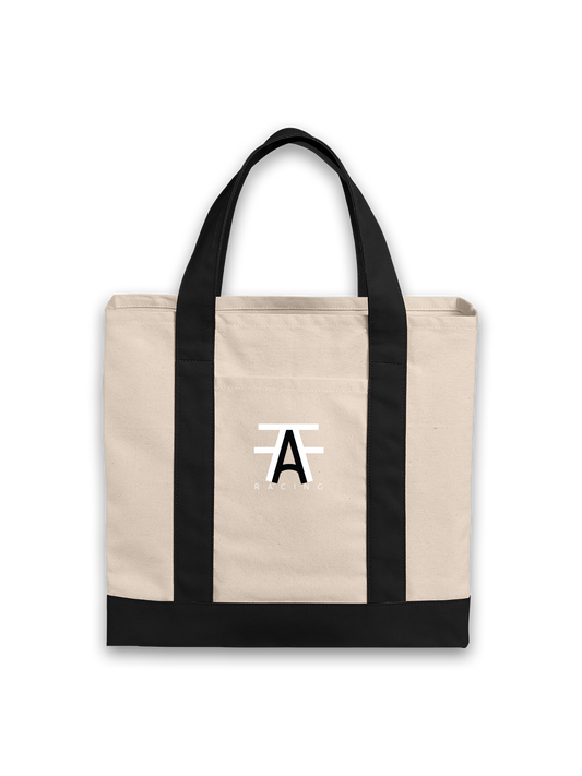 FAF RACING COTTON CANVAS TWO-TONE TOTE